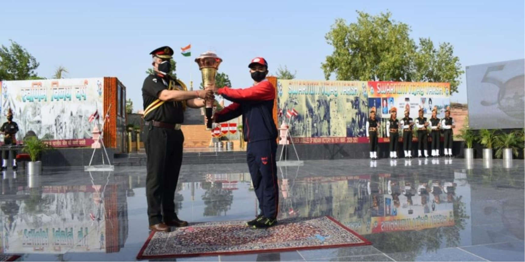 JODHPUR MILITARY STATION ORGANISES EVENT TO HONOUR SWARNIM VIJAY VARSH VICTORY FLAME