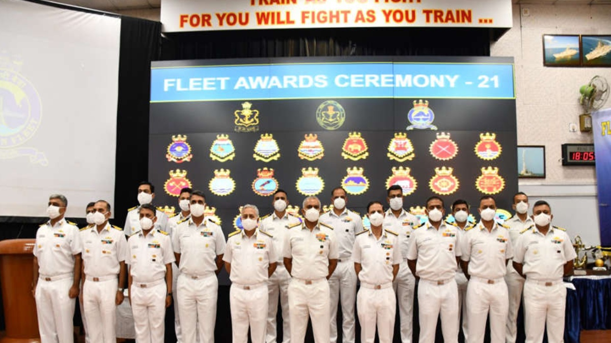 FLEET AWARD CEREMONY OF WESTERN NAVAL COMMAND HELD AT MUMBAI AFTER ONE-YEAR GAP