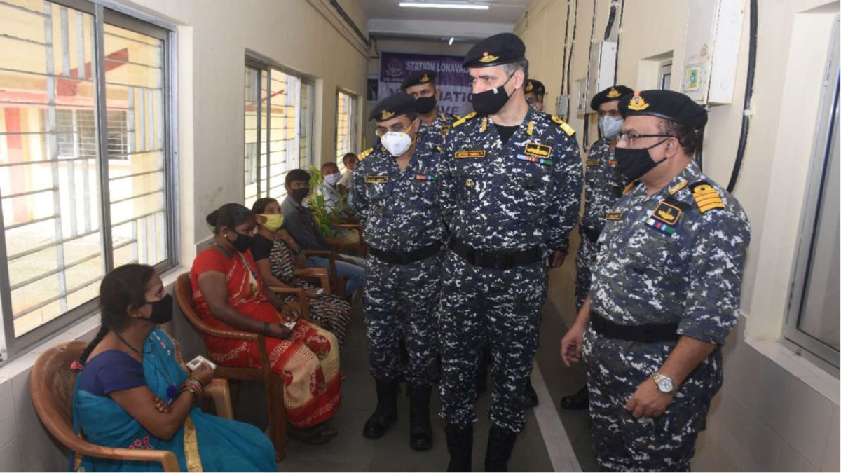 INS SHIVAJI CONDUCTS VACCINATION DRIVE FOR UNDERPRIVILEGED