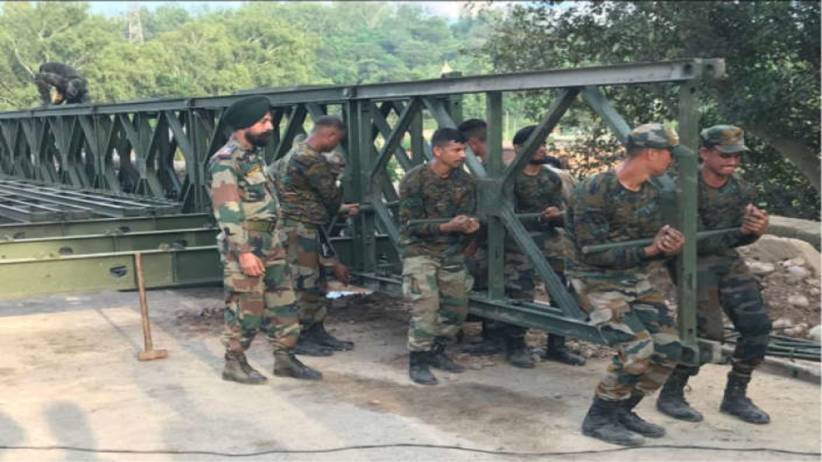 ARMY COLUMNS MOBILISED IN FLOOD-AFFECTED AREAS OF MADHYA PRADESH