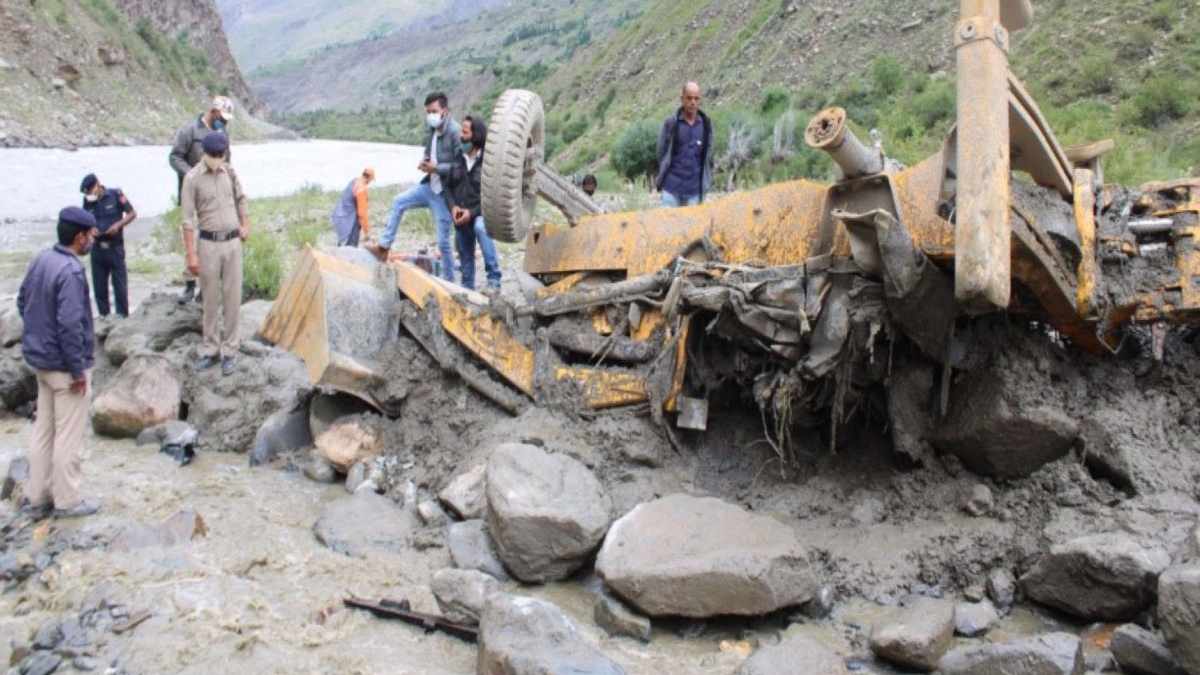 BRO CARRIES OUT RESCUE, RELIEF OPERATIONS IN FLOOD-HIT HIMACHAL