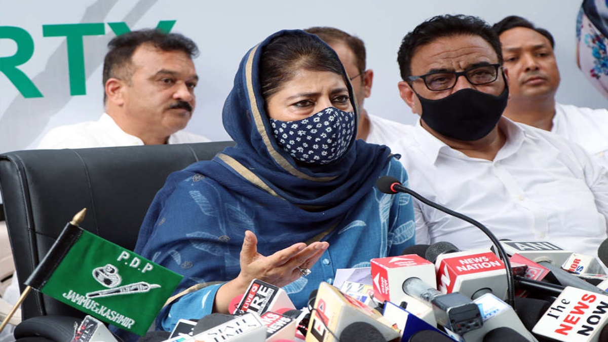 PROXIES CREATED TO HELP BJP JUSTIFY DECISIONS OF AUG 5, ALLEGES MEHBOOBA