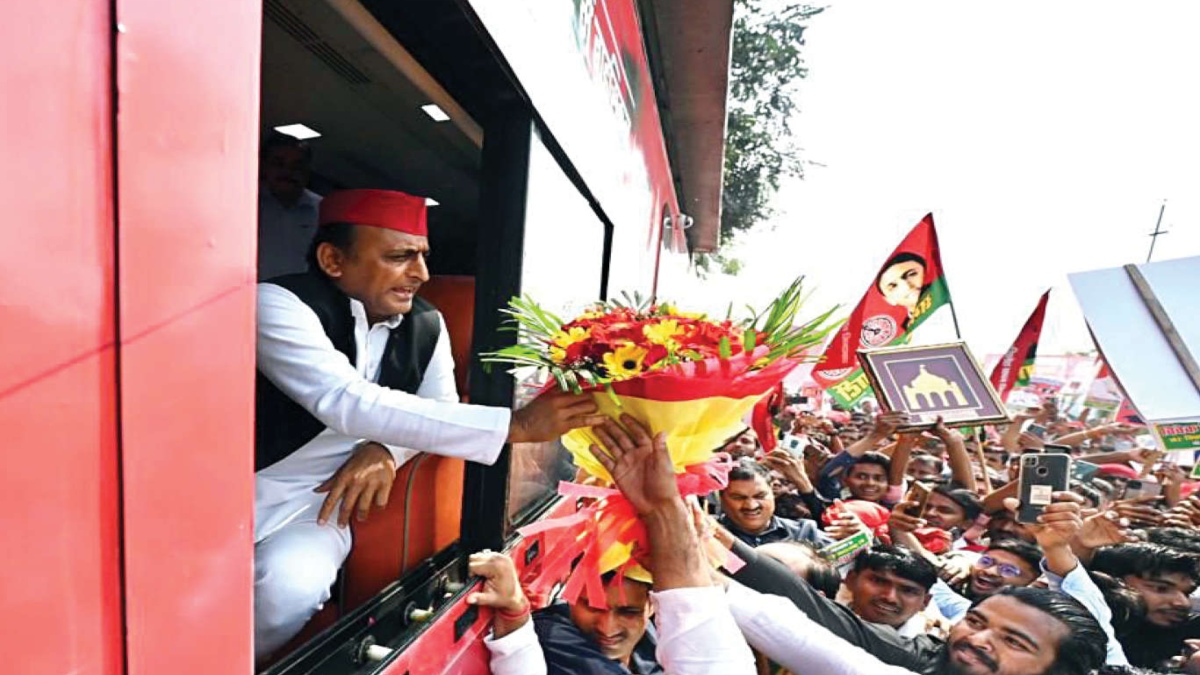 AKHILESH NEEDS TO TALK DEVELOPMENT, NOT JINNAH