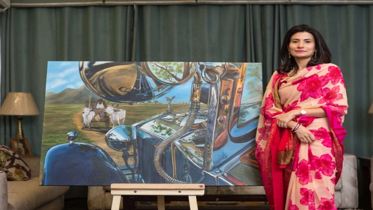 AUTOMOTIVE ART WITH BAISA VIDITA SINGH OF BARWANI