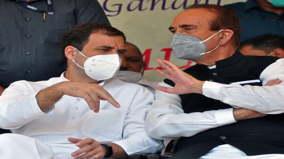 GHULAM NABI AZAD SENDS A STRONG SIGNAL TO CONGRESS HIGH COMMAND