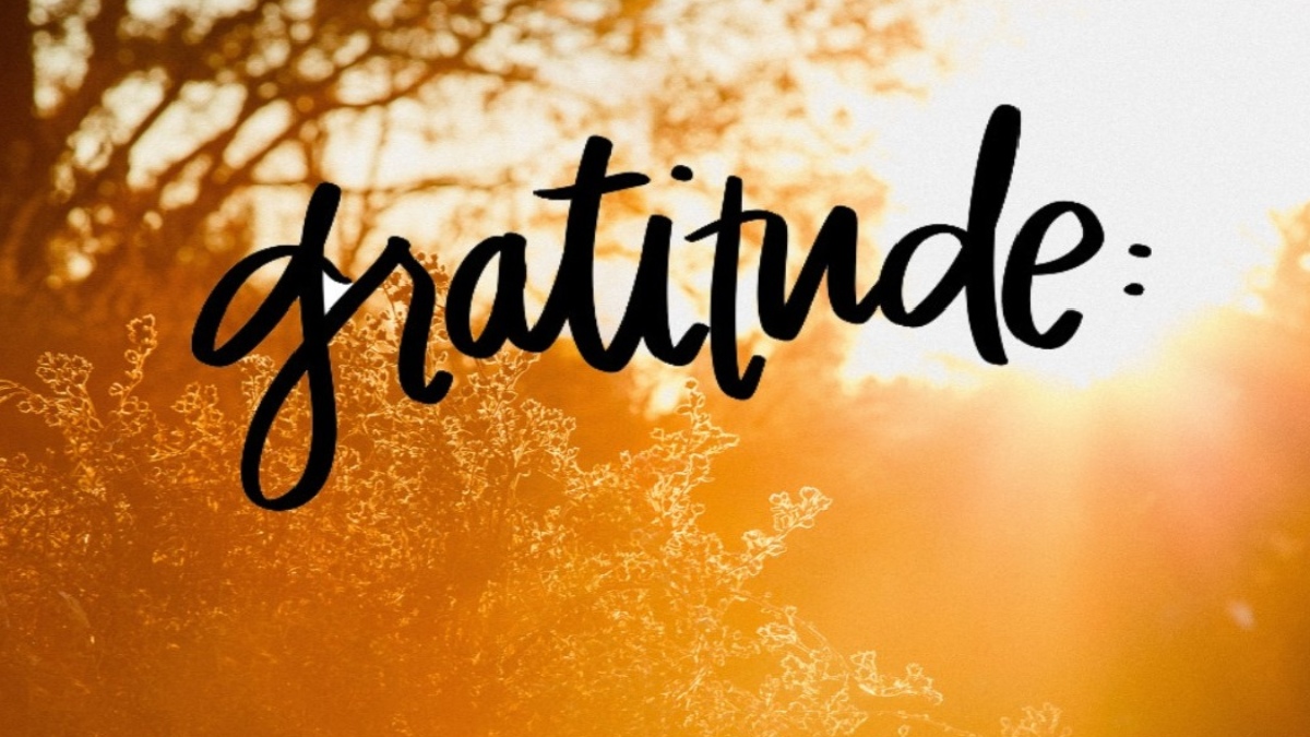 Attitude of gratitude