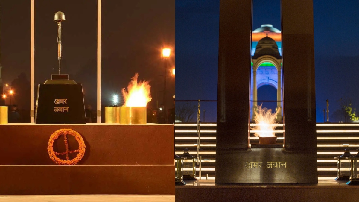 AMAR JAWAN JYOTI MERGED WITH WAR MEMORIAL FLAME, CONGRESS CRIES FOUL