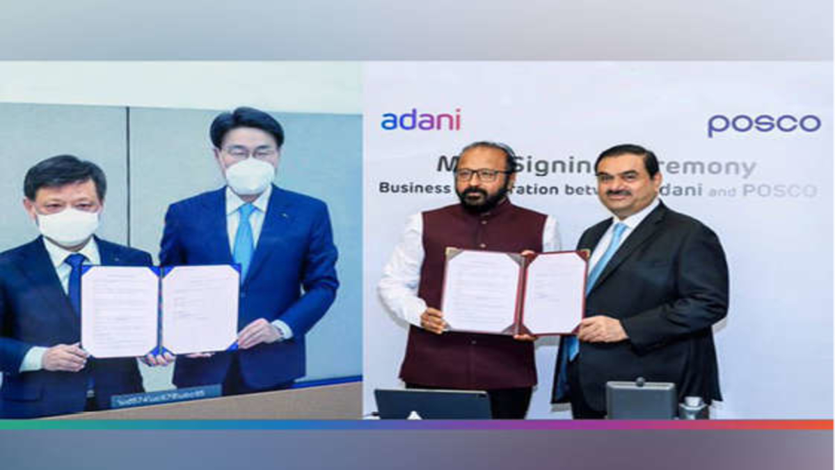 ADANI GROUP, POSCO TO INVEST $5 BILLION IN GREEN PROJECTS