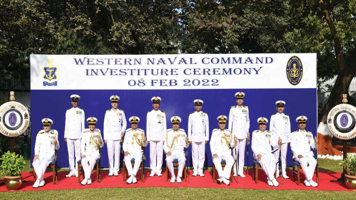 Naval Investiture Ceremony 2022 For Western Naval Command