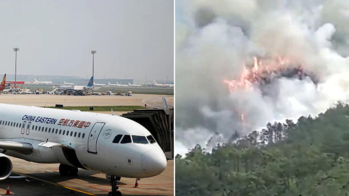 PLANE CARRYING 132 ON BOARD CRASHES IN CHINA