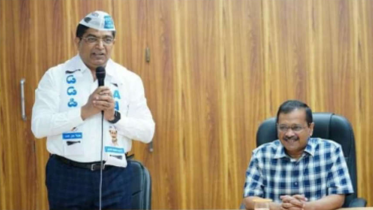 FORMER IPS OFFICER BHASKAR RAO JOINS AAP