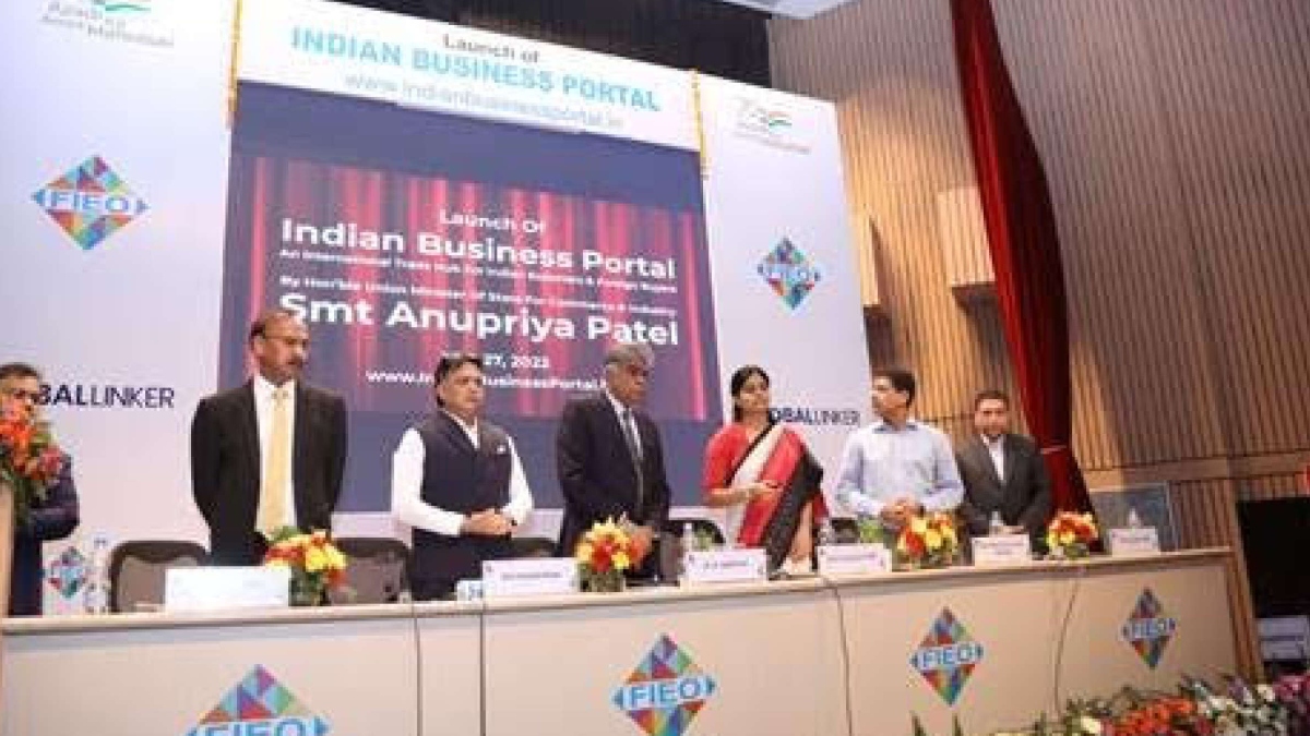 MoS Commerce Anupriya Patel launches Indian Business Portal e-commerce marketplace