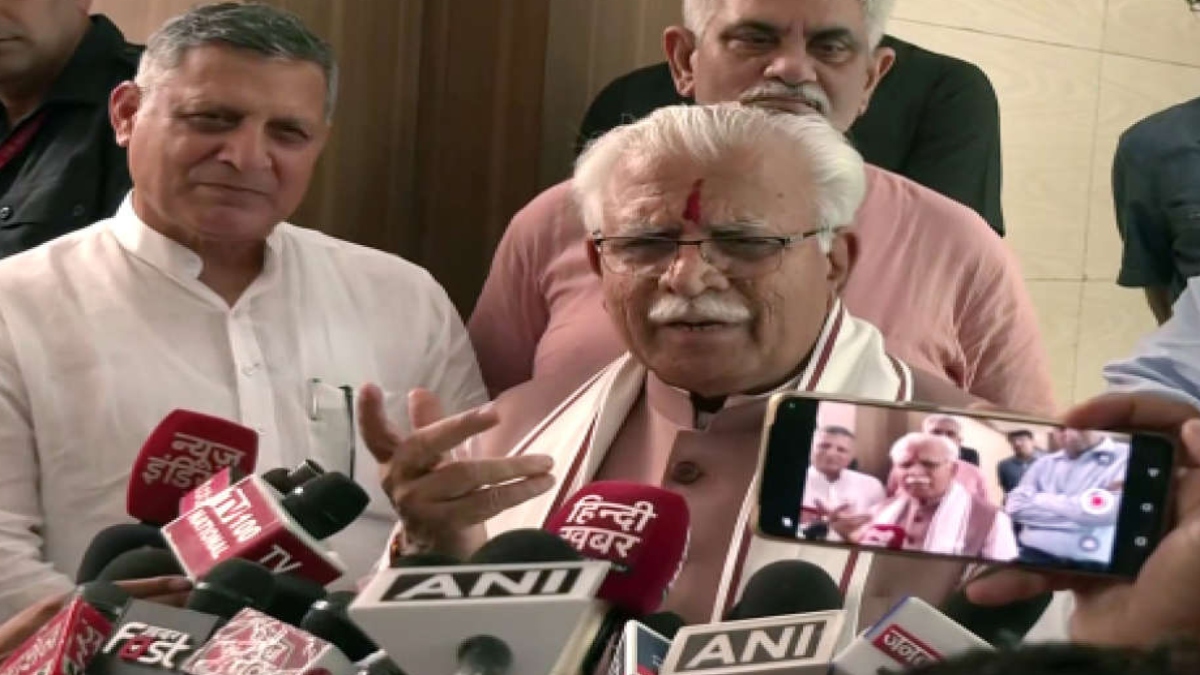 DON’T PLAY PETTY POLITICS WITH WATER, HARYANA CM TELLS AAP