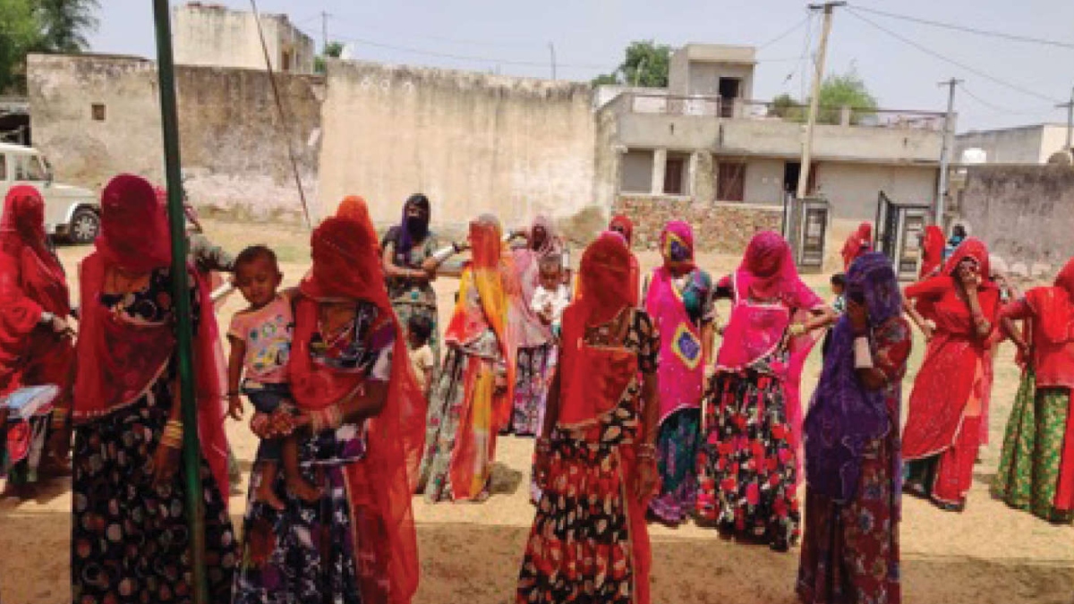 Life on the Front Lines in interiors of Rajasthan