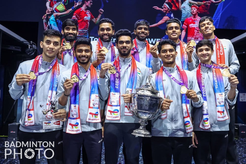 India makes badminton history, wins Thomas Cup