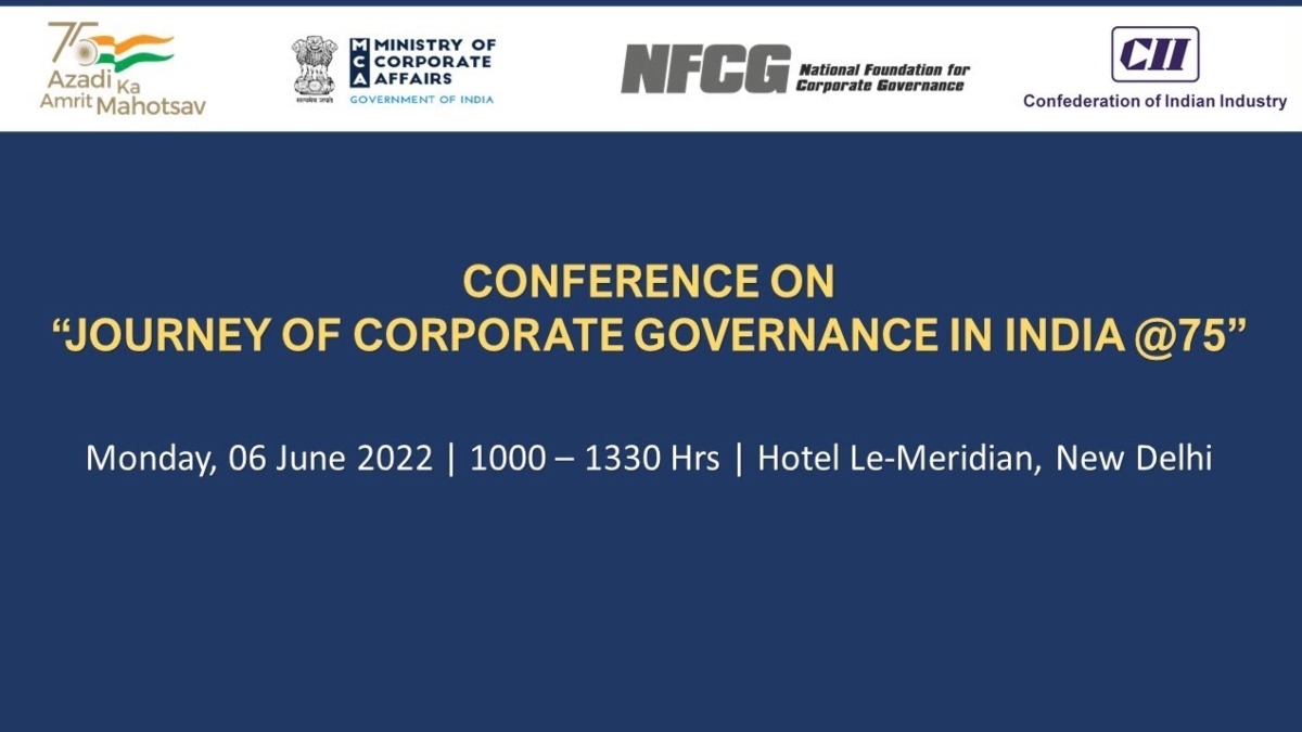 Conference on ‘Journey of Corporate Governance in India@75’ held