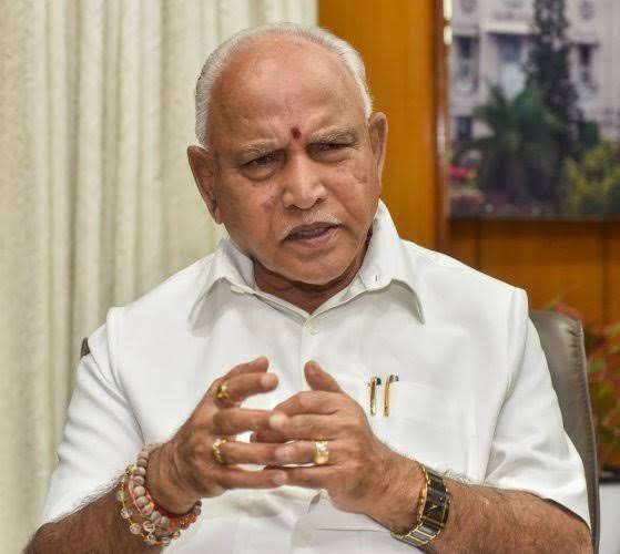 BS Yediyurappa, a former chief minister of Karnataka, prays at the Mahakaleshwar temple in Ujjain, MP.