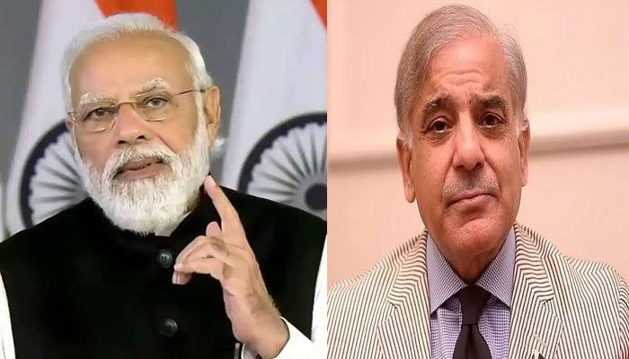 PM Modi tweets for Pak flood, Shehbaz Sharif trembles over Kashmir