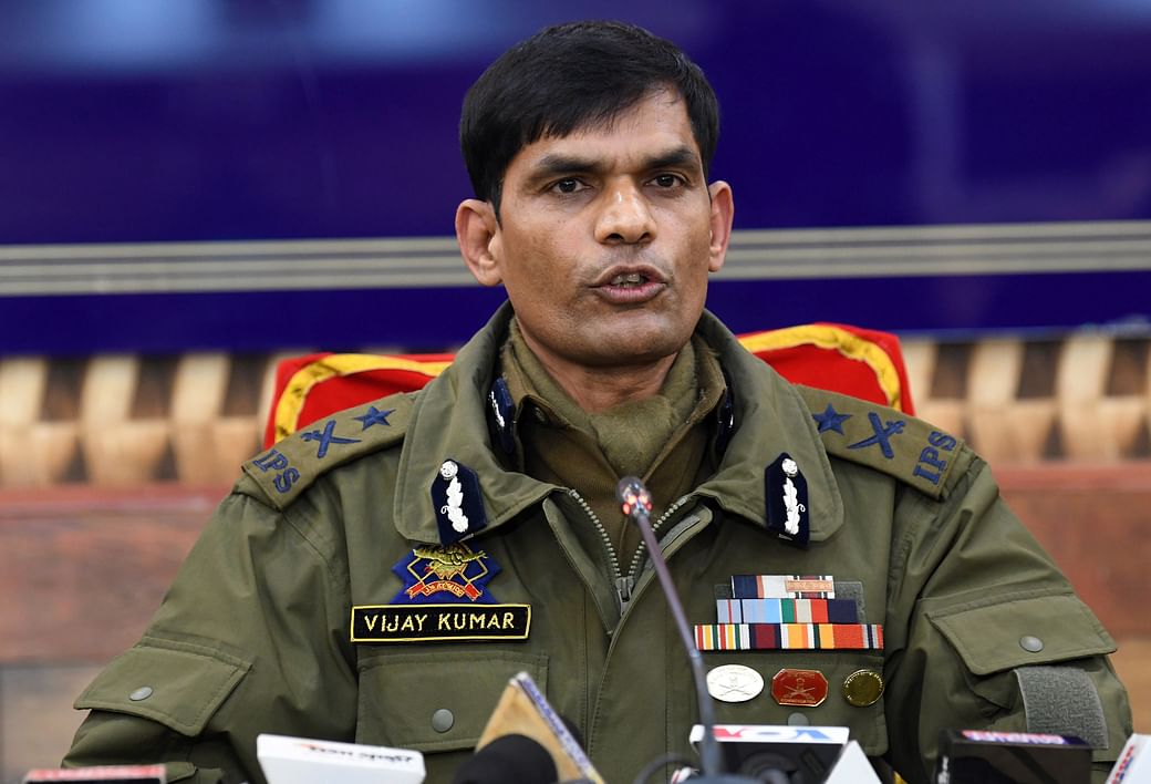 Kashmir IGP Vijay Kumar to continue as IGP Kashmir, post declared equivalent to ADGP