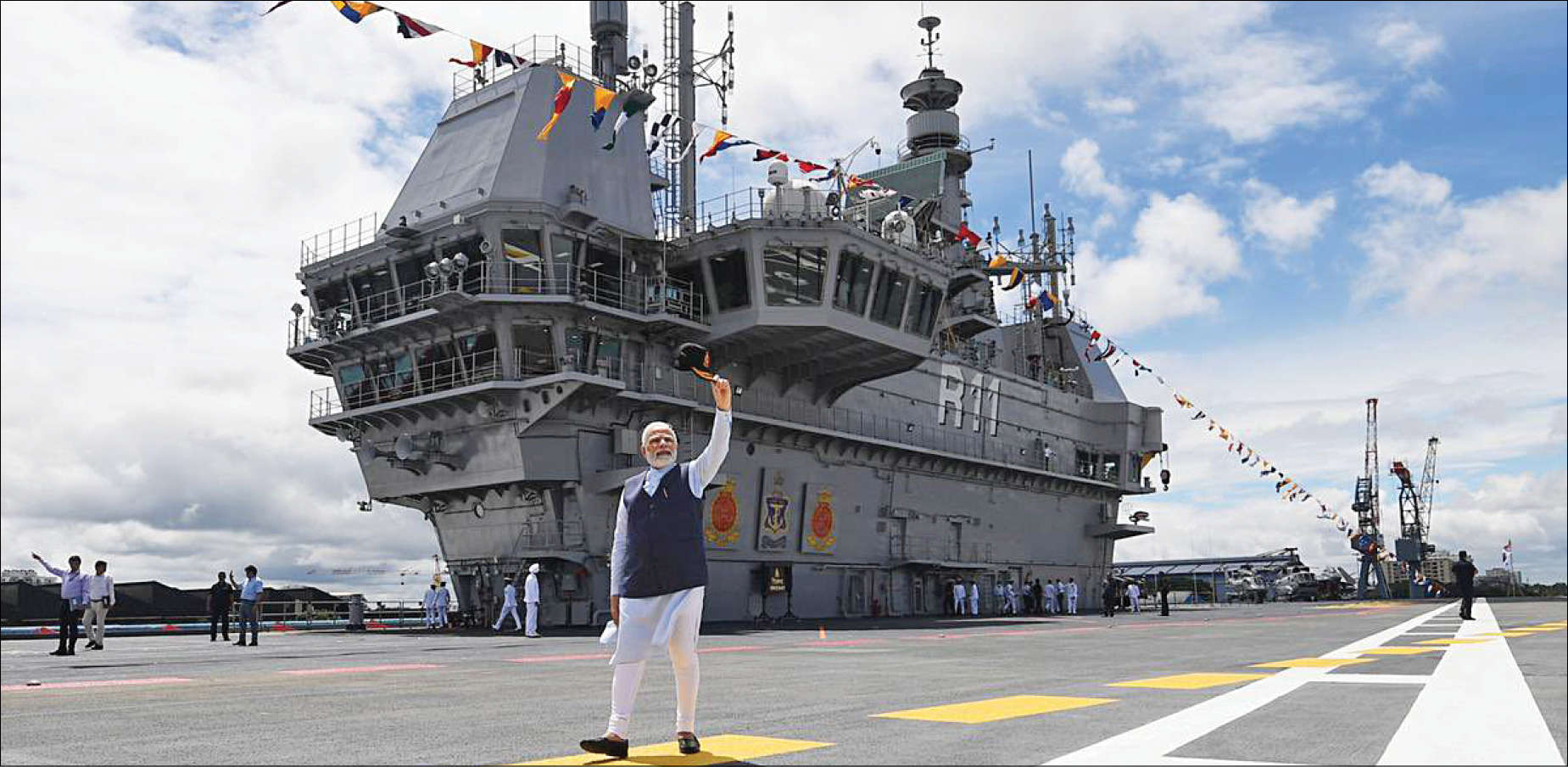 PM hails INS Vikrant, calls a ‘historic day’