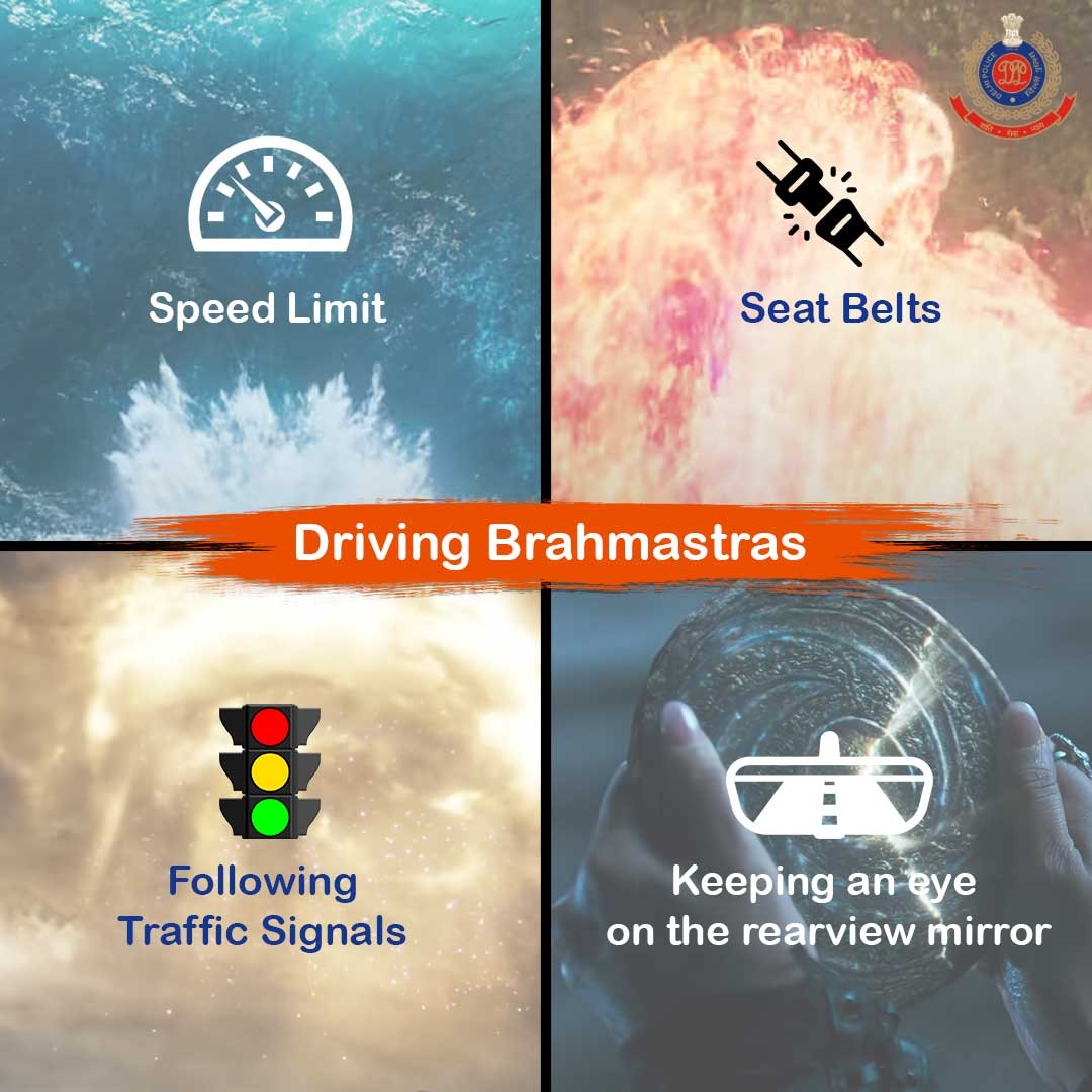 4 ‘Brahmastras’ of driving, Delhi Police began a campaign