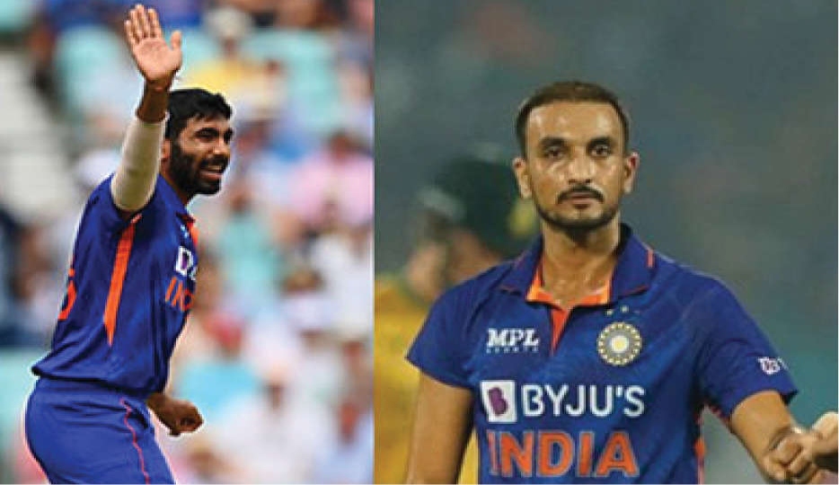 JASPRIT BUMRAH, HARSHAL PATEL SET TO BE INCLUDED IN T20 WORLD CUP SQUAD