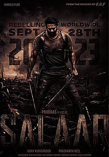 ‘Salaar’ poster out, Prithviraj looks sharp in first look