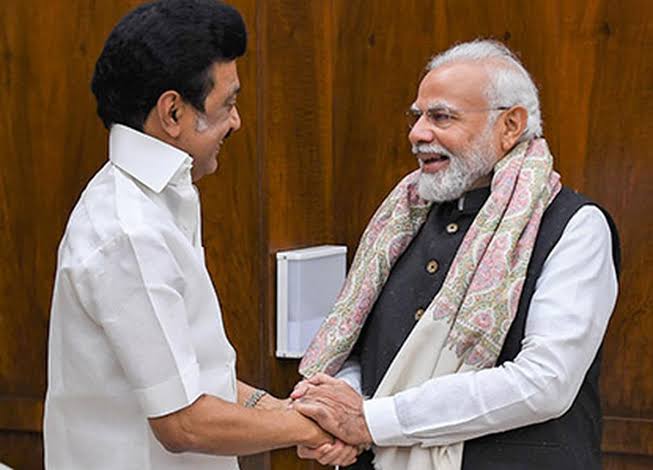 Mk Stalin and PM Modi