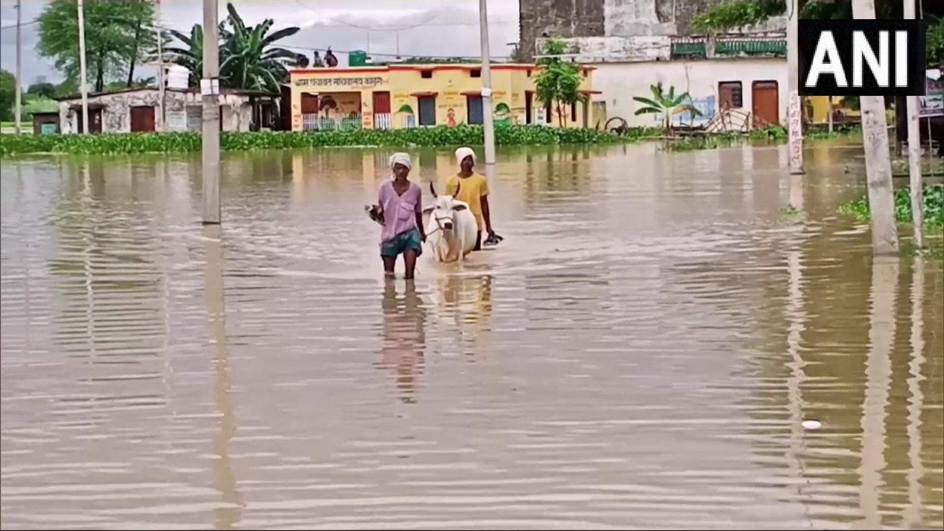 CM Adityanath visits flood- affected areas in UP, directs assistance for victims