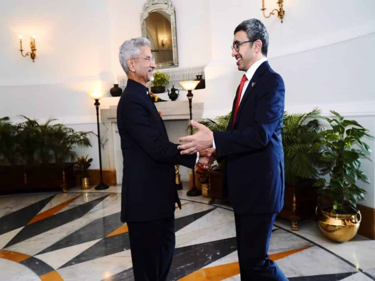 Jaishankar meets UAE Foreign Minister Sheikh Abdullah