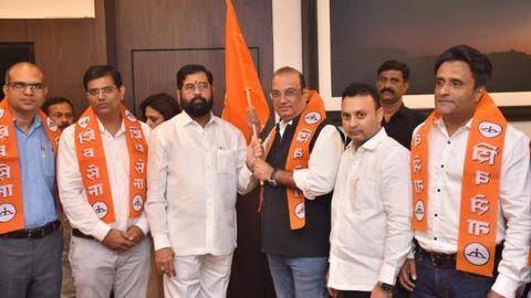 Former MLA Krishna Hegde joins Eknath Shinde faction