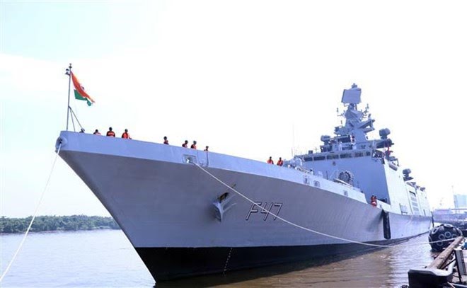 Indian navy ships Shivalik and Kamorta visit Ho Chi Minh City, Vietnam