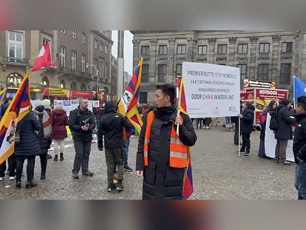 Protests against China held in Europe to mark International Human Rights Day