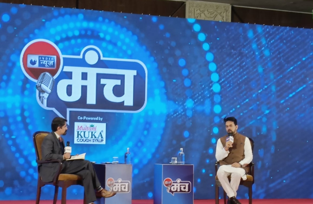 ‘India adopted track, trace & target to combat terror, this has rattled Bilawal’: Union Minister Anurag Thakur addresses India News Manch