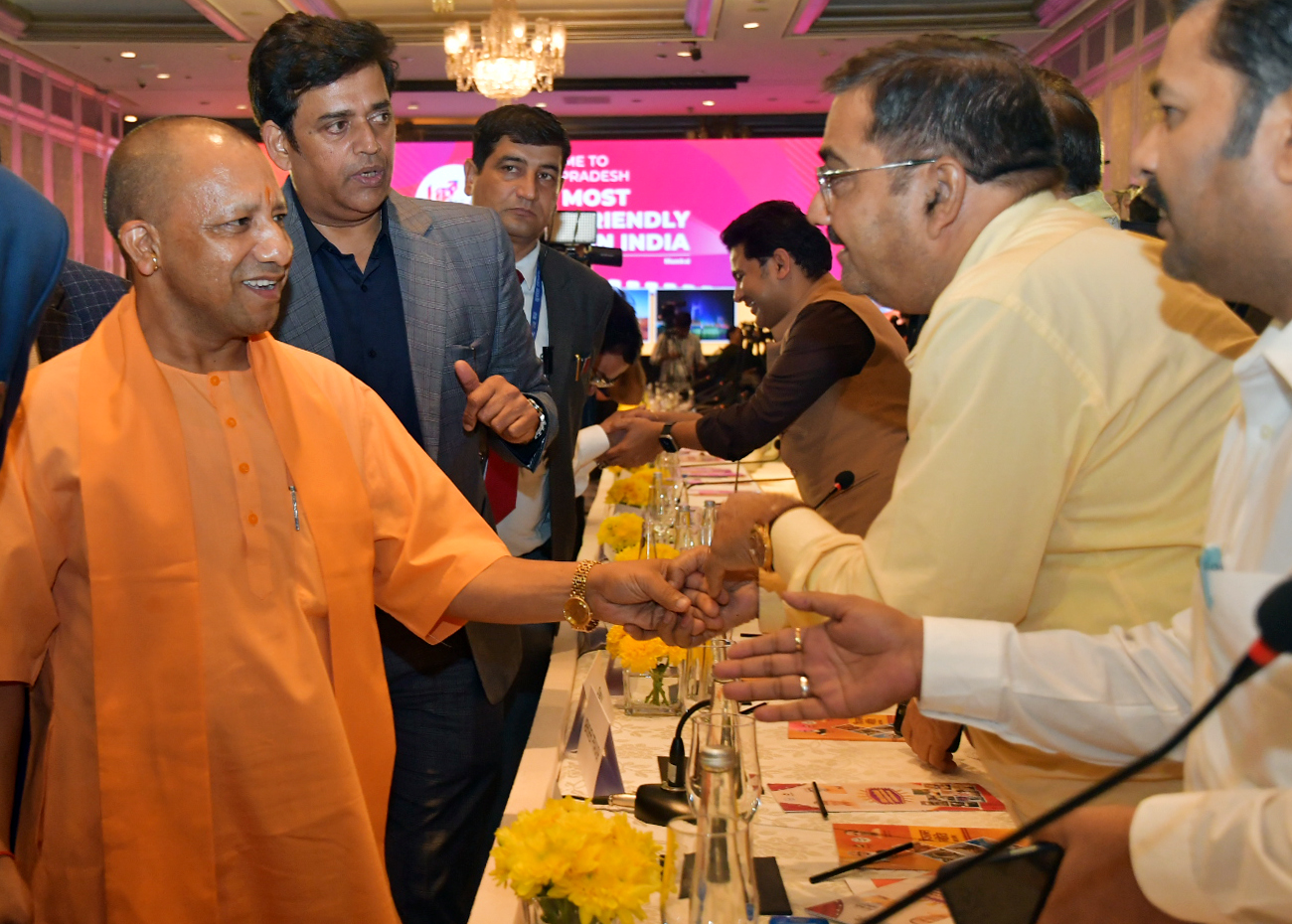 Yogi Adityanath Meets Bollywood Fraternity