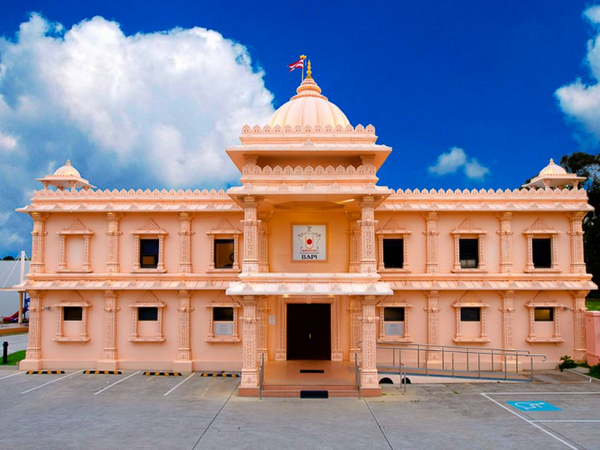 Anti-India elements vandalize BAPS Swaminarayan Temple in Melbourne.