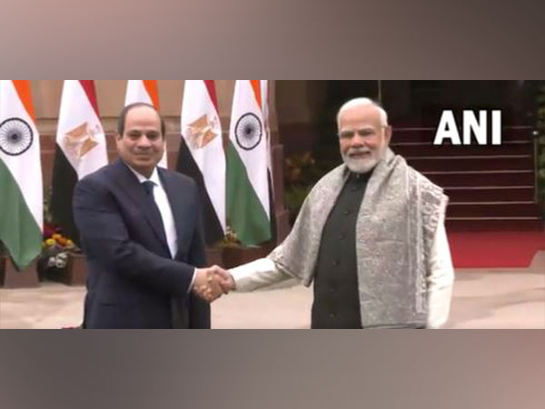 Egyptian President in Delhi