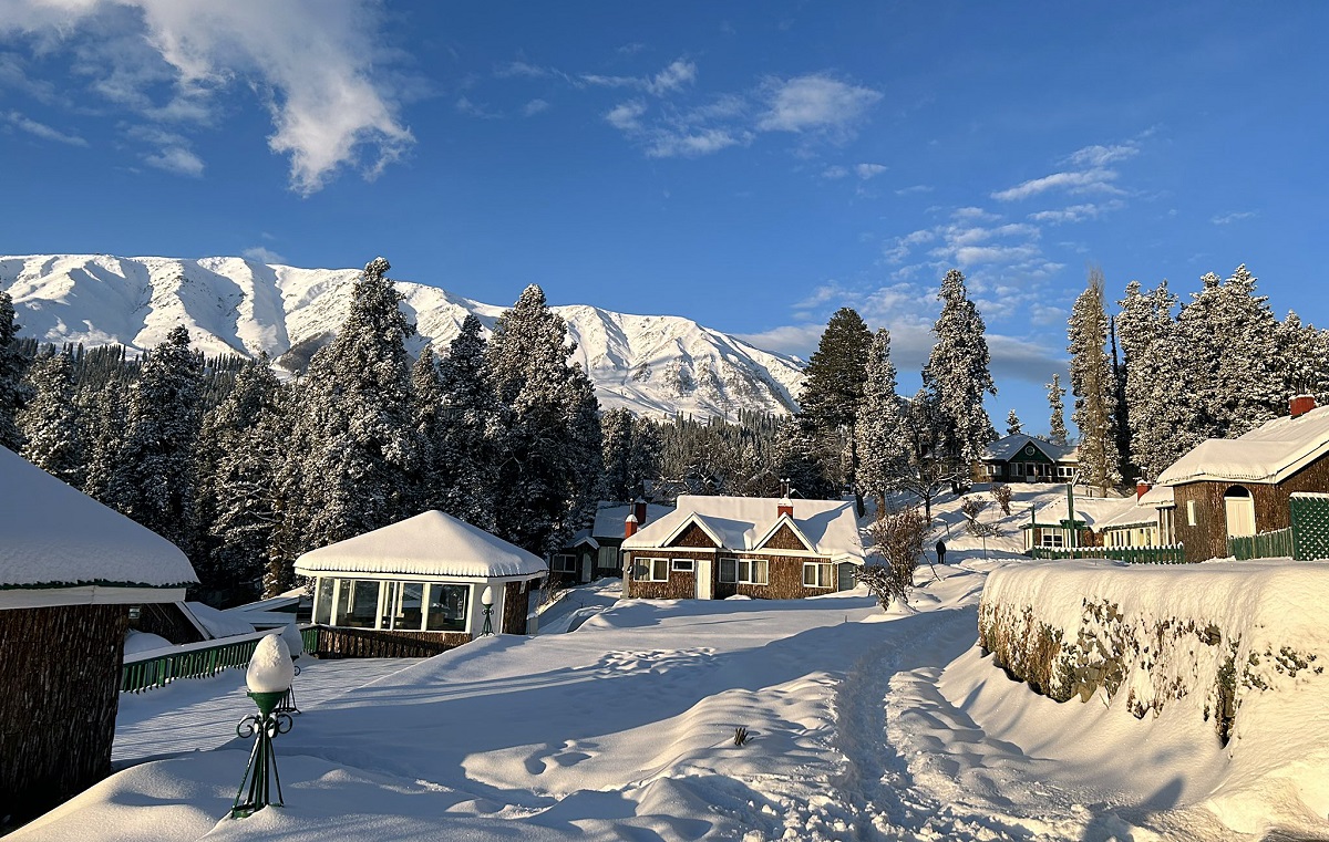 Snow covered Gulmarg