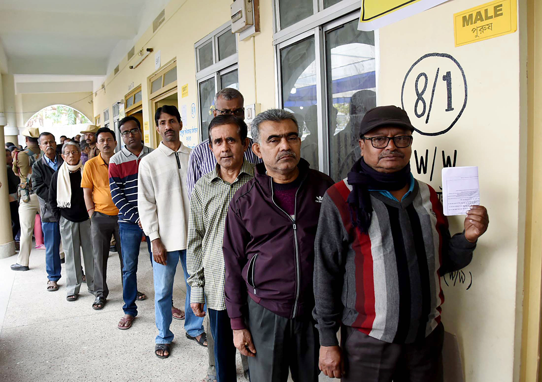 During the Tripura Assembly Elections in 2023, voters cast their ballots