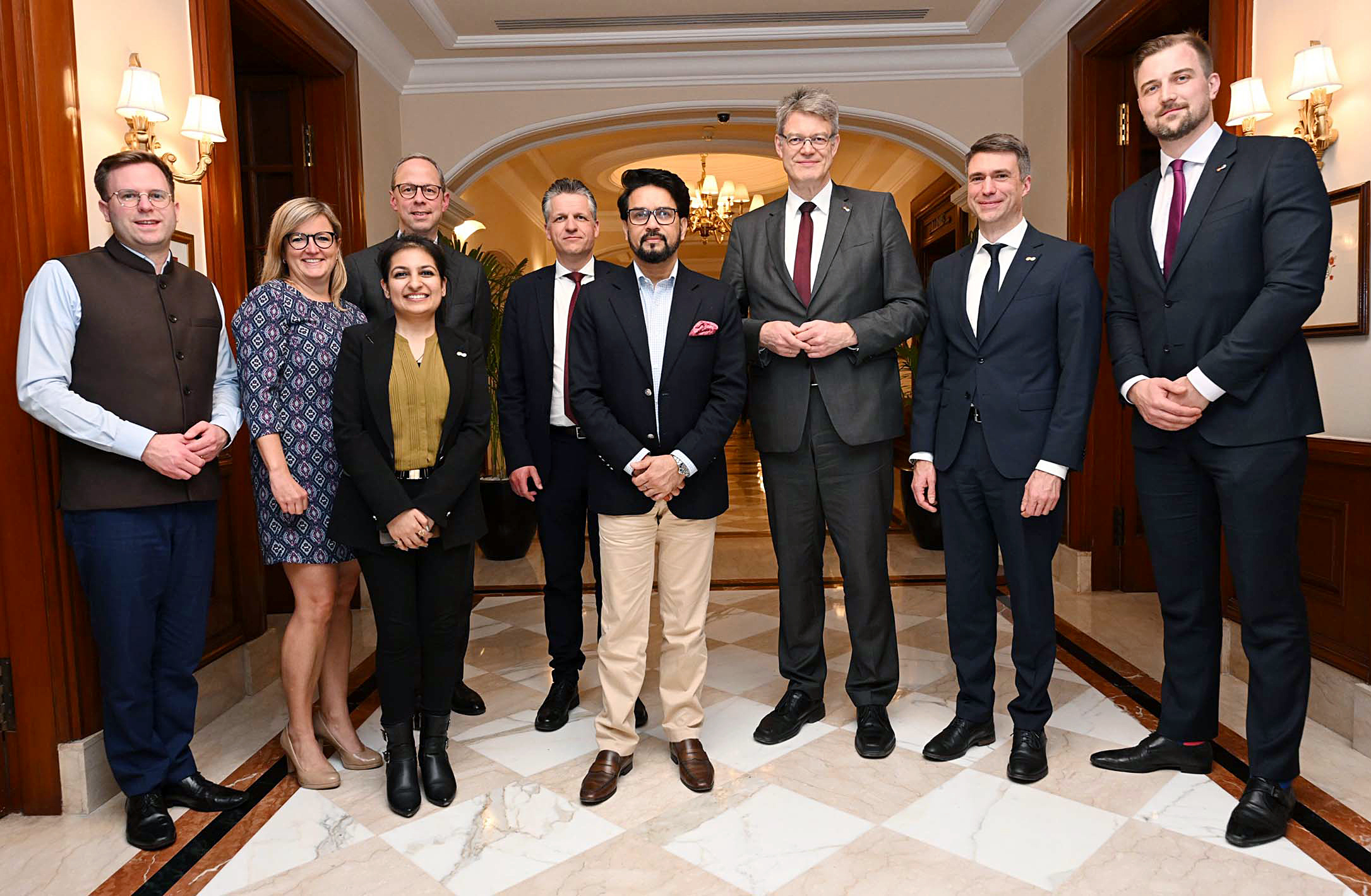 Anurag Singh Thakur meets with German parliamentary representatives