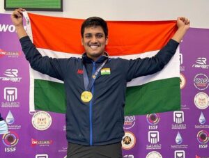 Rudrankksh Patil grabs Gold in Men’s 10 metre