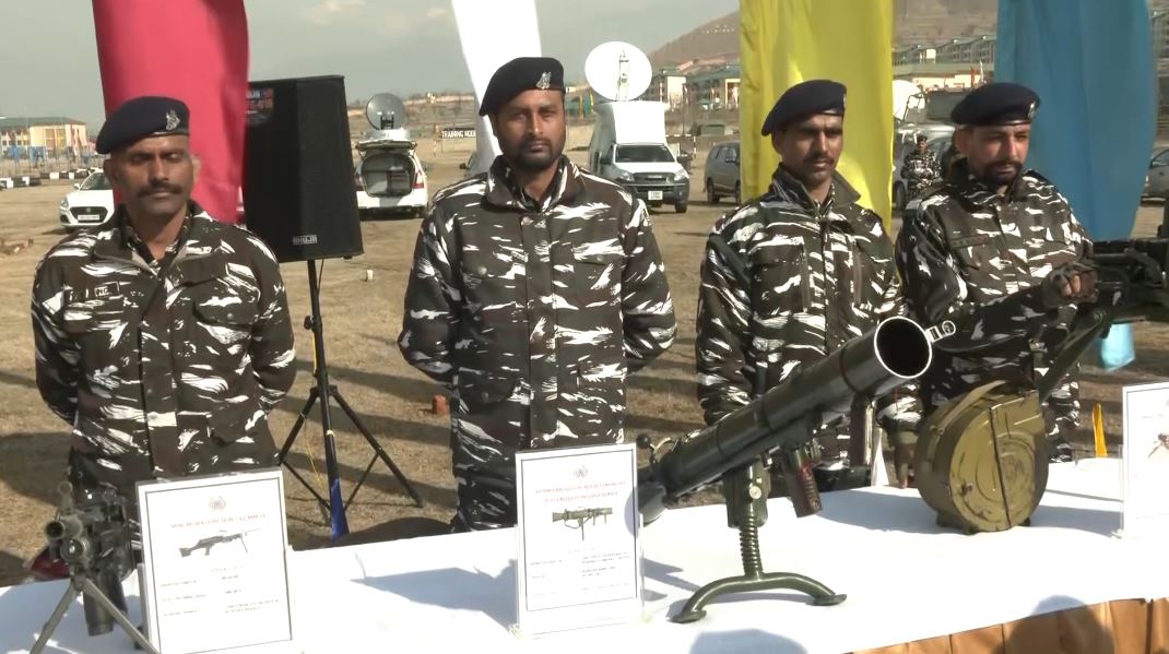 CRPF displays latest arms, ammunition, explosive detectors