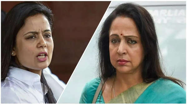 “Should control tongue..” Hema Malini schools Mahua Mitra for offensive language in LS