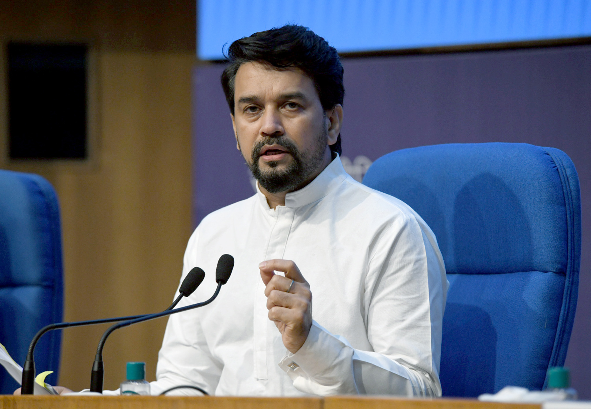 Dharmendra Pradhan and Anurag Thakur honor Fakir Mohan Senapati and Upendra Bhanja