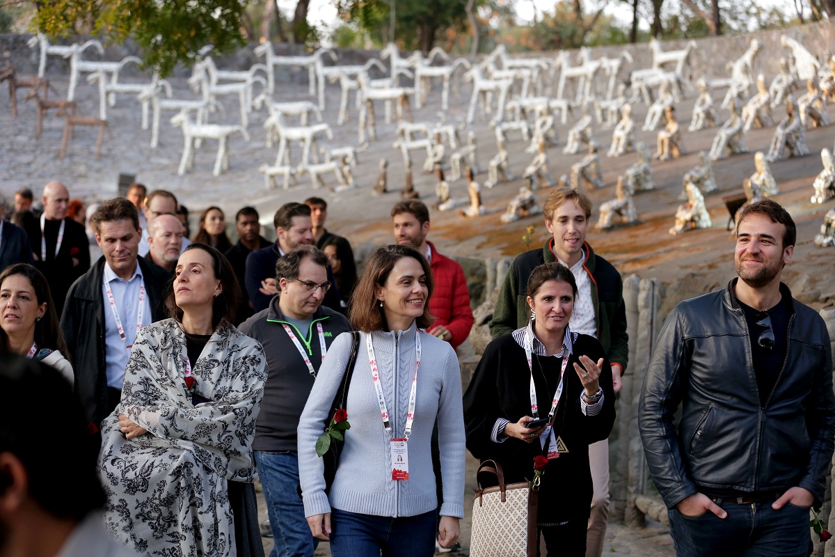 G20 delegates visit the Rock Garden in Chandigarh