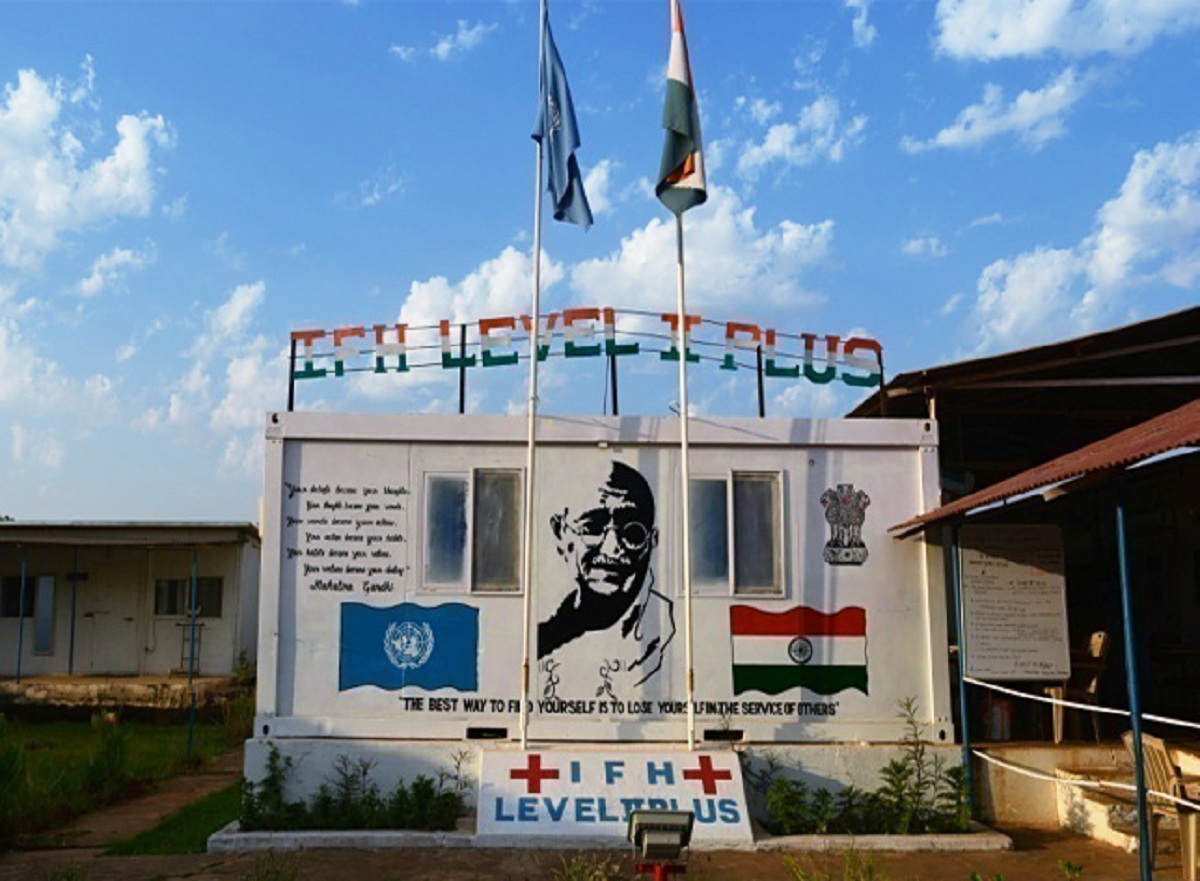 South Sudan: A view of Indian Field Hospital (IFH) II Plus