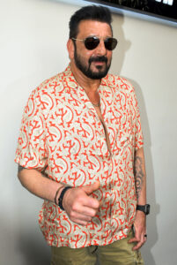 Sanjay Dutt during the inauguration of sneakers shop