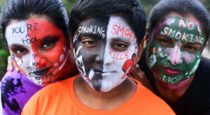 Students spread awareness as part of ‘No Smoking Day’ celebrations