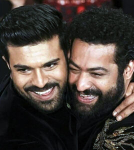 Ram Charan, Jr NTR share tight hug, priceless moment goes viral