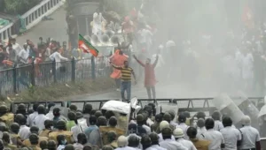 West Bengal police conduct flag march in Howrah after violence during Ram Navami procession